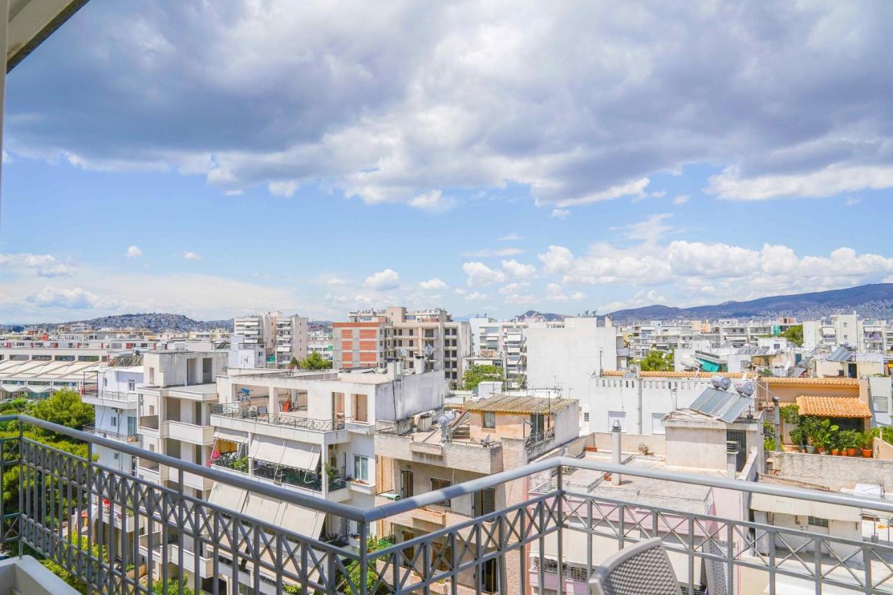 Lis153 By Smart Cozy Suites - Top Floors With Amazing City View - Available 24Hr Athén Kültér fotó