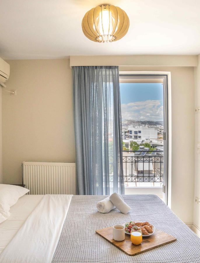 Lis153 By Smart Cozy Suites - Top Floors With Amazing City View - Available 24Hr Athén Kültér fotó