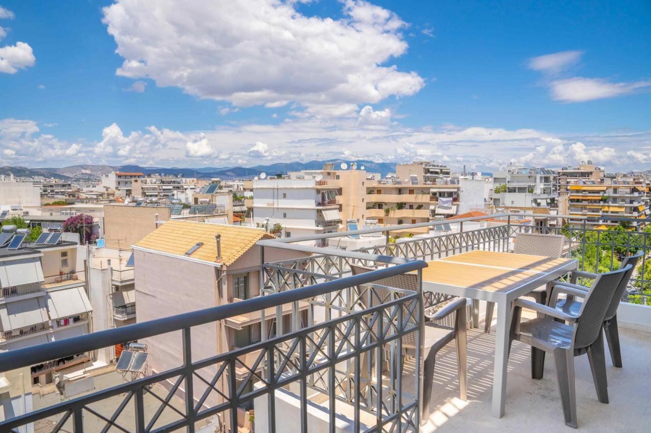 Lis153 By Smart Cozy Suites - Top Floors With Amazing City View - Available 24Hr Athén Kültér fotó