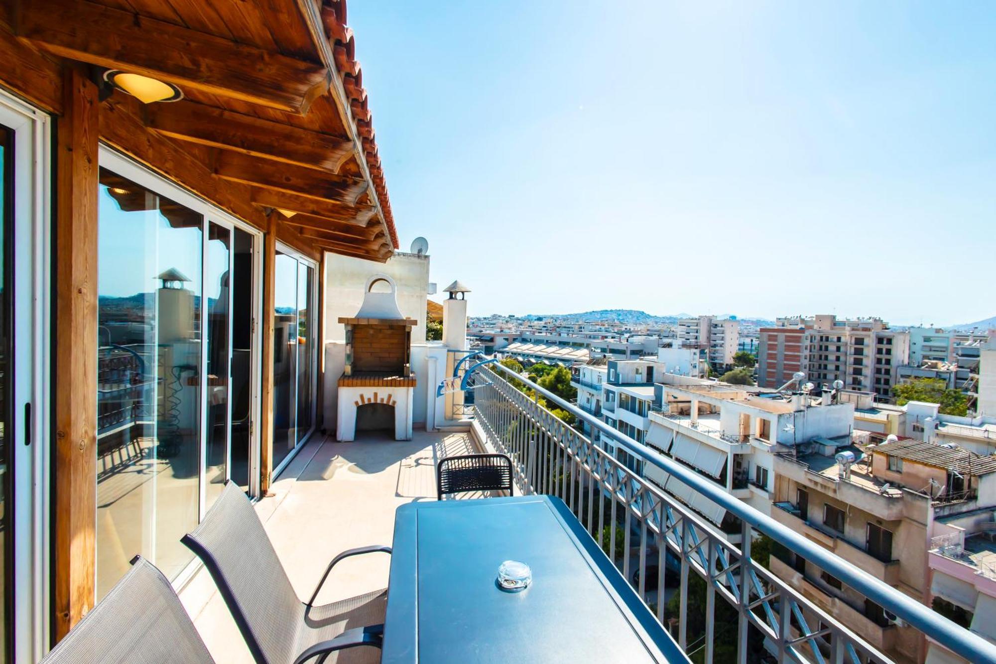 Lis153 By Smart Cozy Suites - Top Floors With Amazing City View - Available 24Hr Athén Kültér fotó