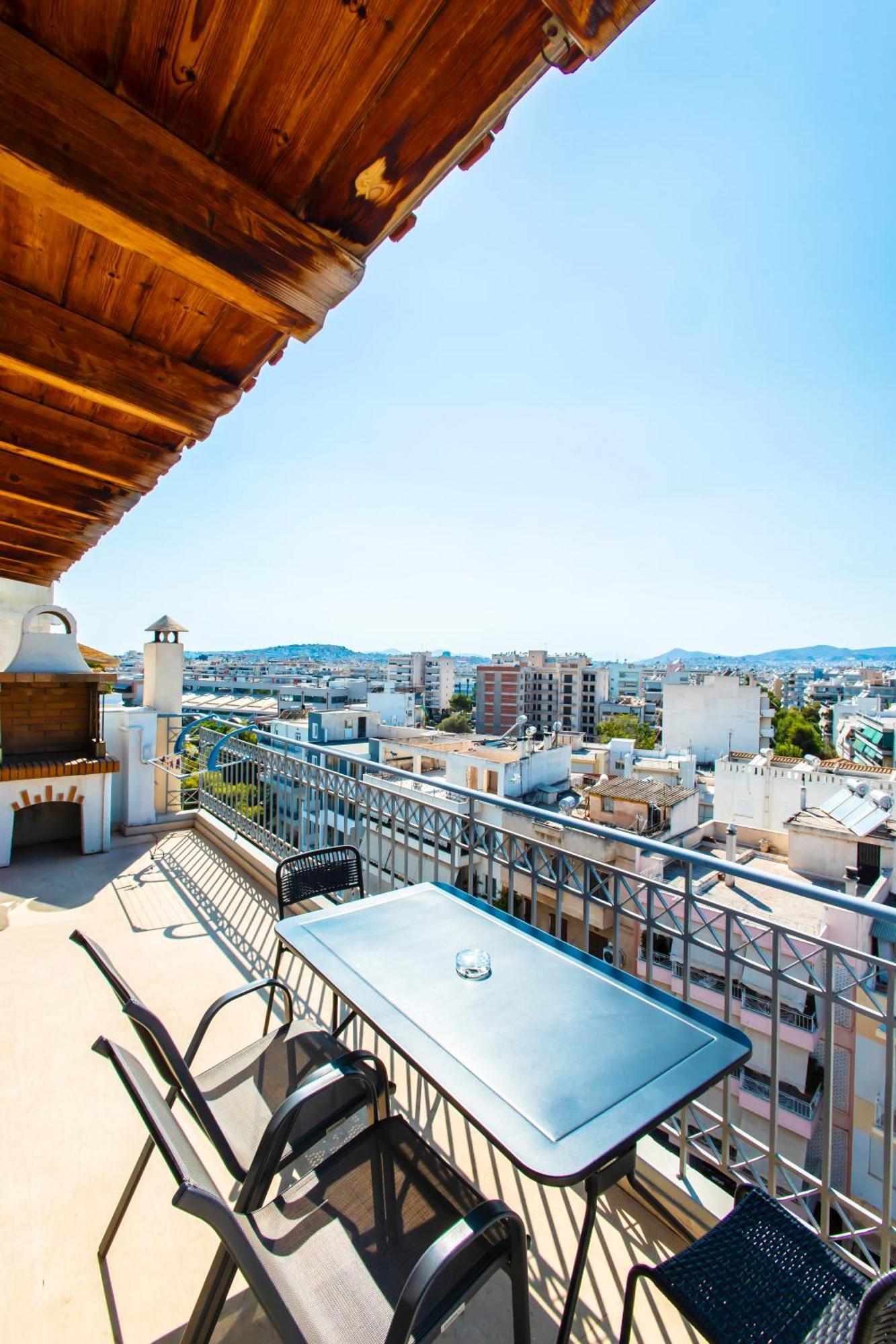Lis153 By Smart Cozy Suites - Top Floors With Amazing City View - Available 24Hr Athén Kültér fotó
