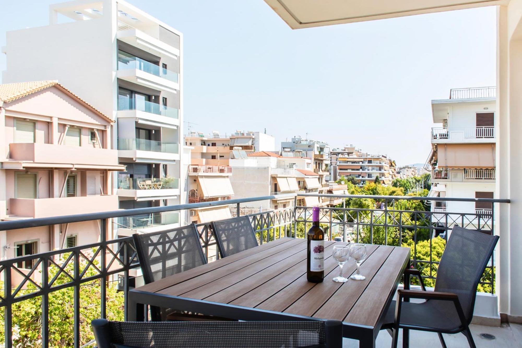 Lis153 By Smart Cozy Suites - Top Floors With Amazing City View - Available 24Hr Athén Kültér fotó