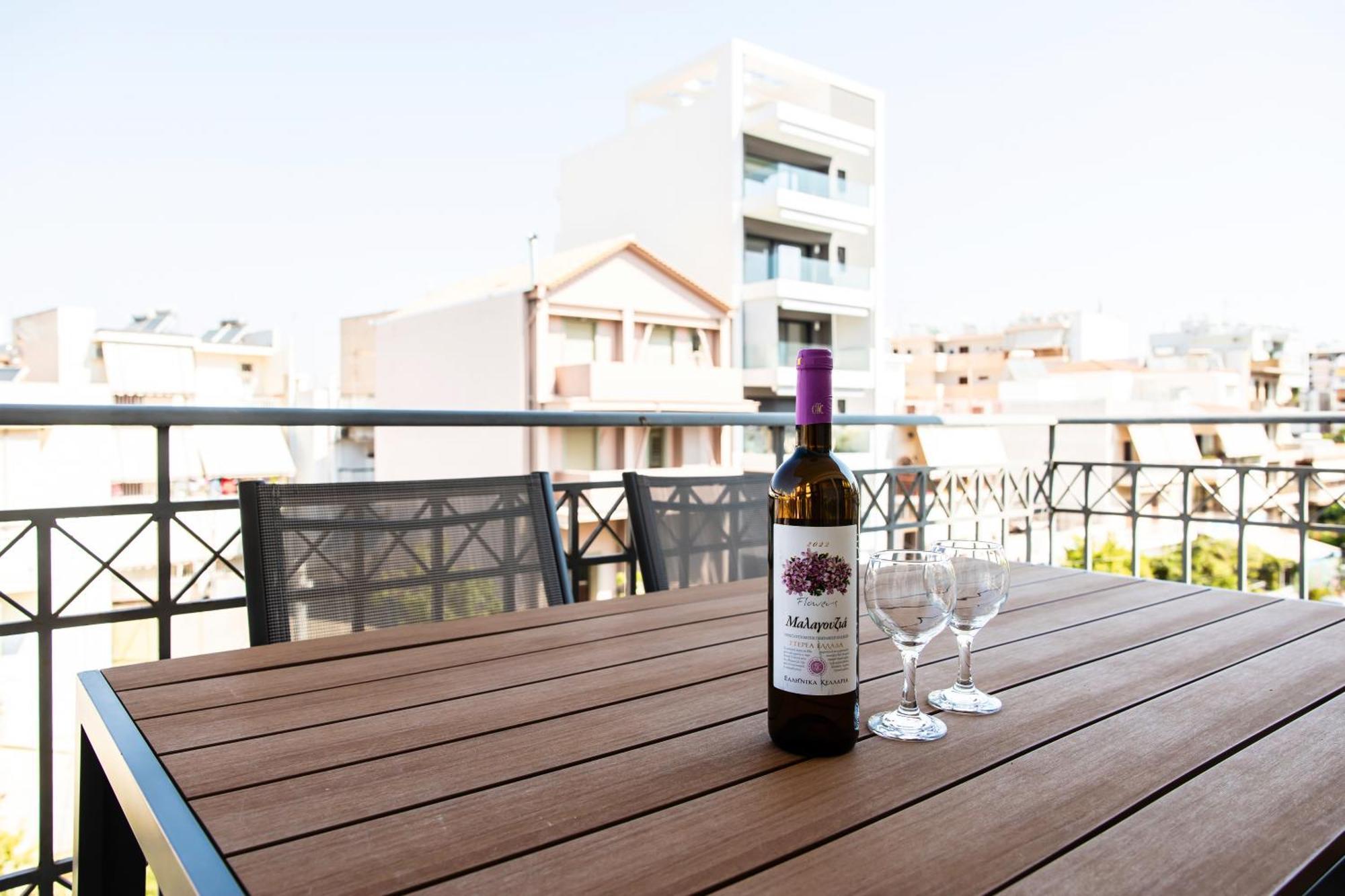 Lis153 By Smart Cozy Suites - Top Floors With Amazing City View - Available 24Hr Athén Kültér fotó