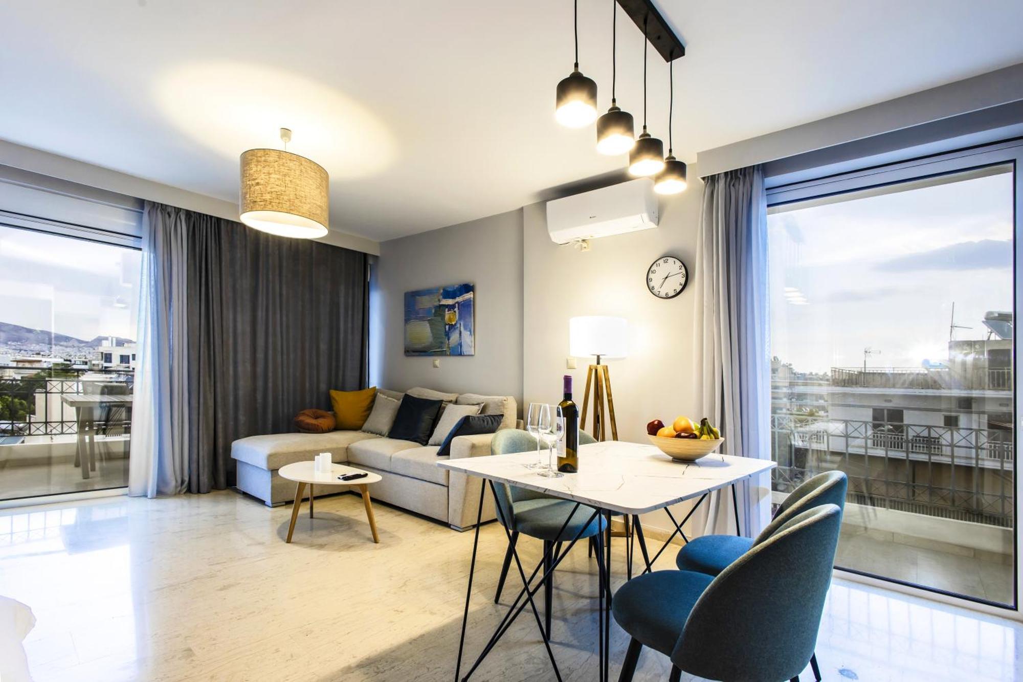 Lis153 By Smart Cozy Suites - Top Floors With Amazing City View - Available 24Hr Athén Kültér fotó
