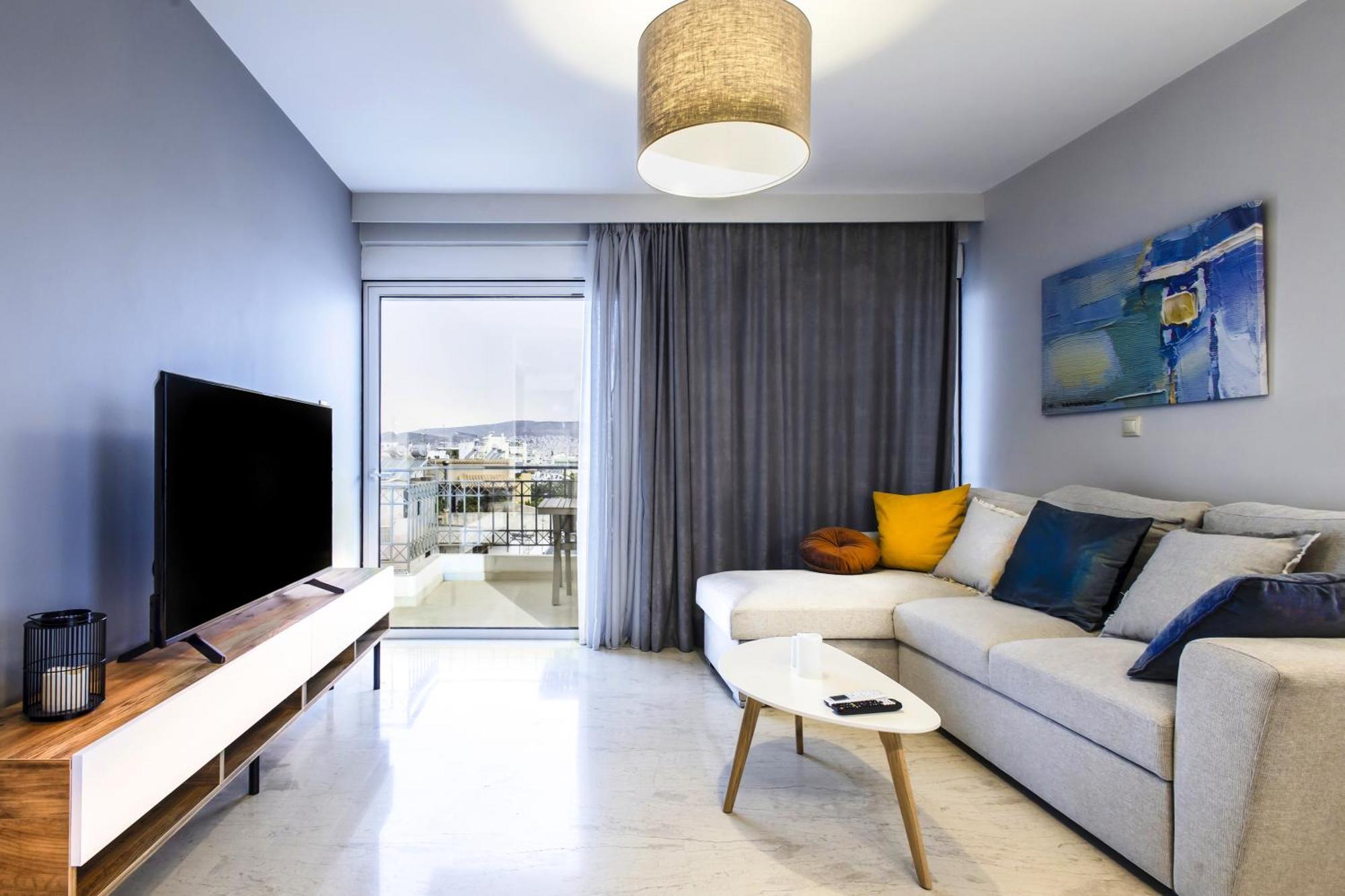 Lis153 By Smart Cozy Suites - Top Floors With Amazing City View - Available 24Hr Athén Kültér fotó